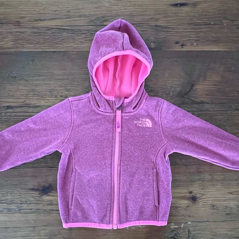 North Face Glacier Full Zip Hoodie - baby 6-12M